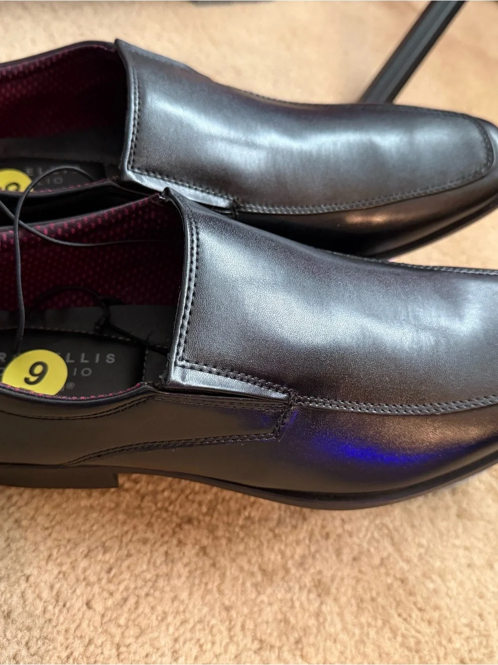 Perry Ellis Black Slip-On Men’s Dress Shoes size 9